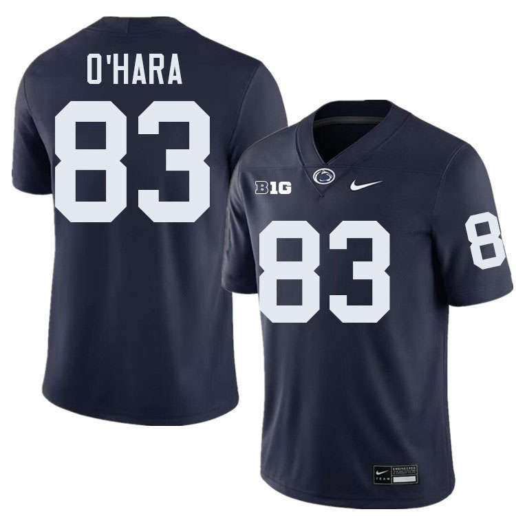 Brady O'Hara Penn State Jersey,PSU Nittany Lions #83 Brady O'Hara Football Uniforms-Navy